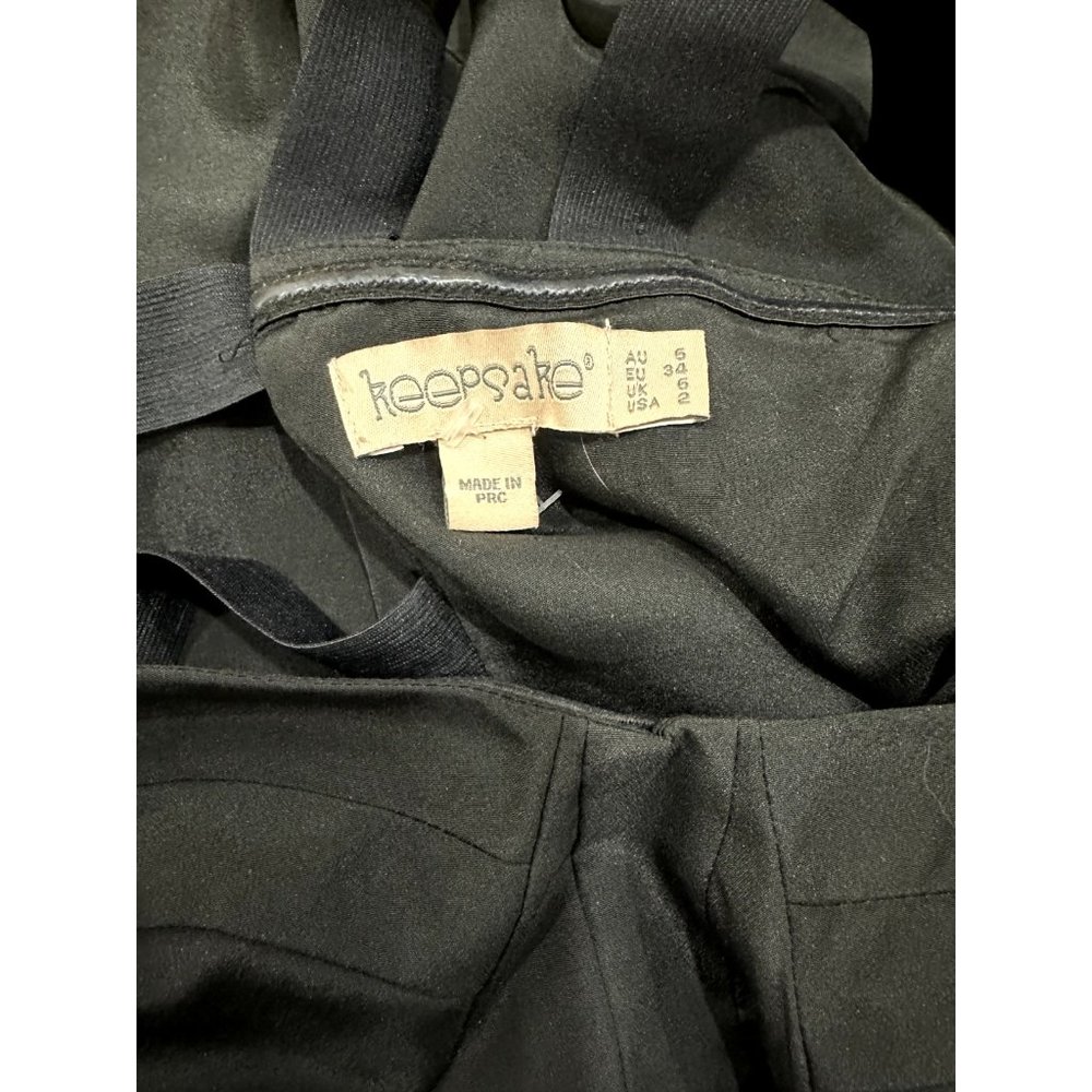 KEEPSAKE Women's Black Dress SIZE: 2 - Picture 3 of 6